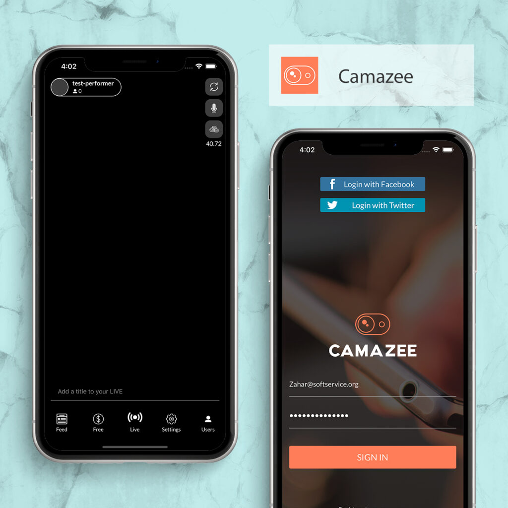 camazee 1 Приложение для трансляции видео с телефона
