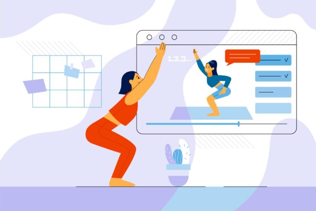 онлайн-платформа для фитнеса