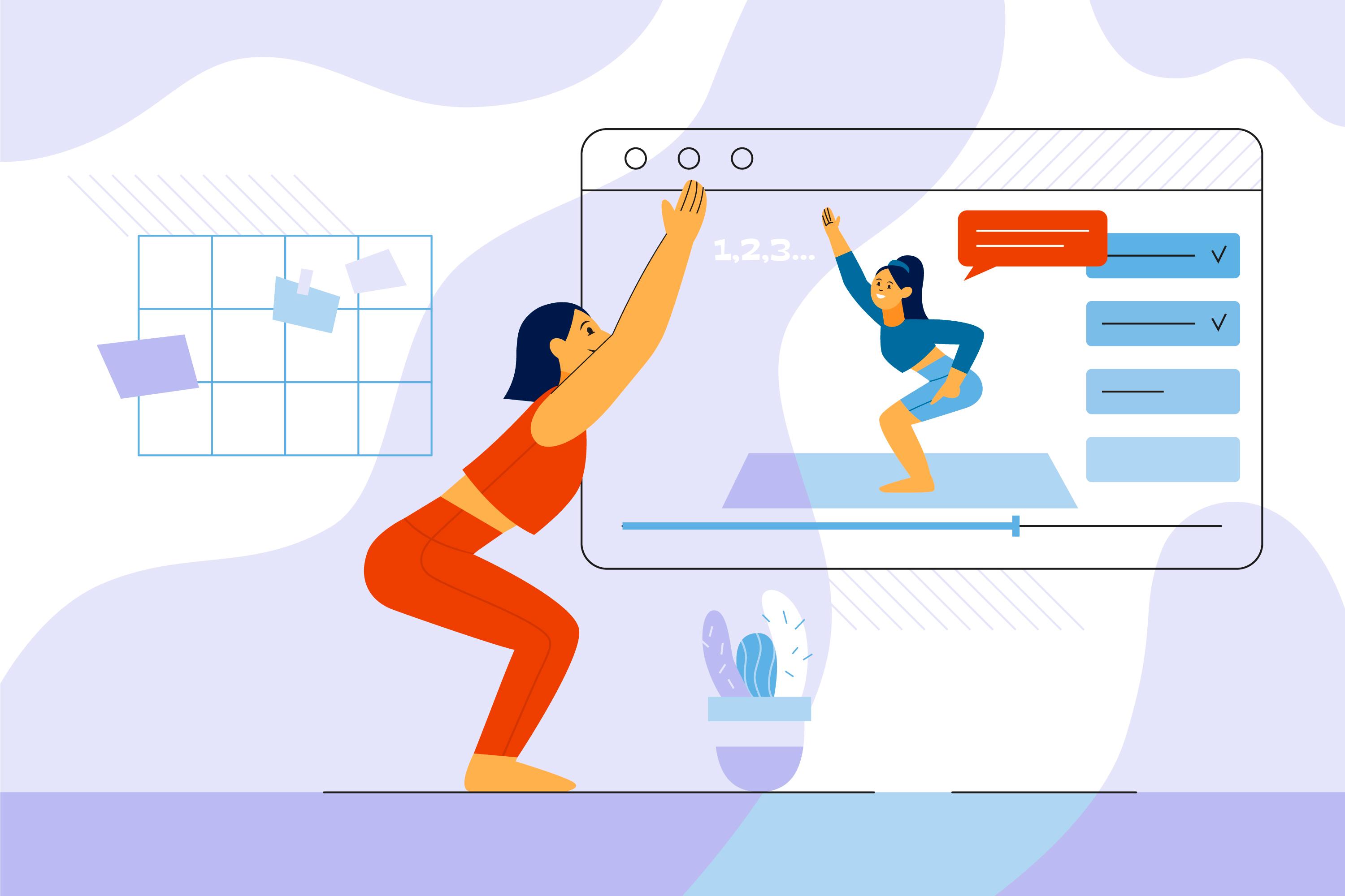 онлайн-платформа для фитнеса